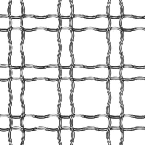 Decorative wire mesh - M44-12 - BANKER WIRE - brass / steel / bronze