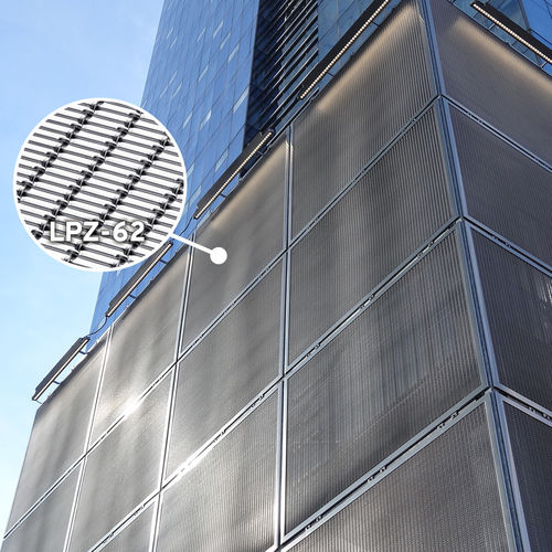 Decorative wire mesh - LPZ-62 - BANKER WIRE - brass / aluminum / steel