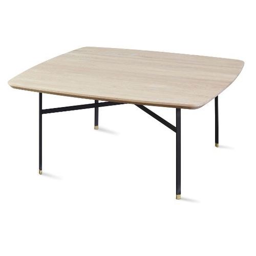 Contemporary coffee table - #242 - Skovby - oak / walnut / ceramic