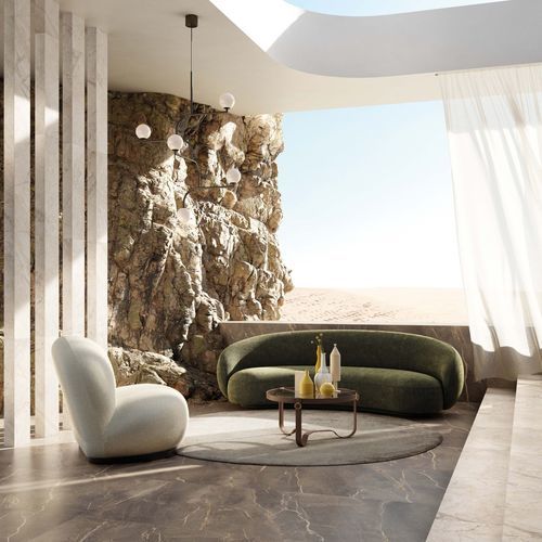 Porcelain stoneware tile - NEOLITICA   - Gruppo Ceramiche Ricchetti - high-gloss / indoor / bathroom