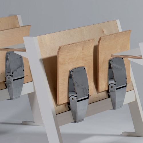 Contemporary auditorium seat - 940 Series - CAMILLO SIRIANNI SAS - indoor / molded plywood / beech