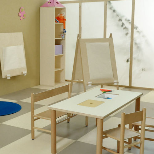 Contemporary bench - MI 648 - CAMILLO SIRIANNI SAS - beech / plywood / birch