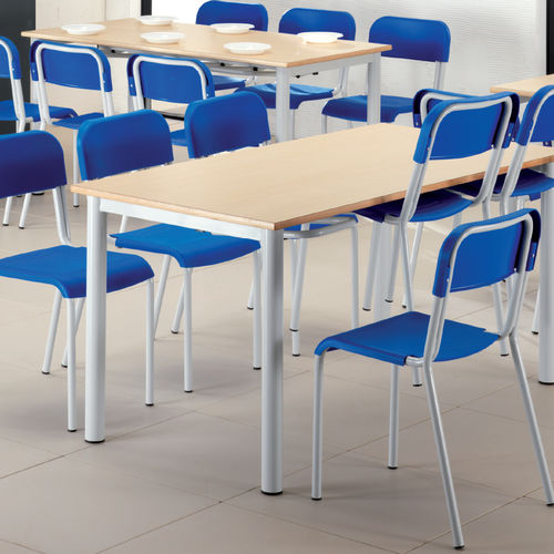 Contemporary restaurant chair - 139 - CAMILLO SIRIANNI SAS - indoor / beech / polypropylene