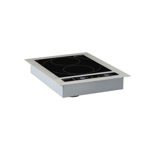 Vitroceramic induction cooktop - D2RIC 3000 - ADVENTYS - commercial / 2 burner / built-in
