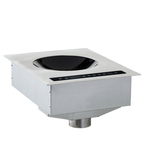 Vitroceramic induction wok - DWIC 3000 - ADVENTYS - commercial / 1 burner / built-in