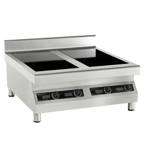 Vitroceramic induction cooktop - MO4I 16000 - ADVENTYS - commercial / 4 burner / floor-standing