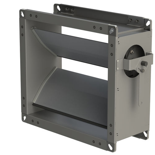 Aluminum ventilation damper - JK - SCHAKO KG - galvanised steel / for building