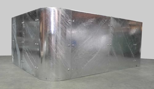 Galvanised steel planter - STEELAB - ATELIER SO GREEN - rectangular / contemporary / for public space
