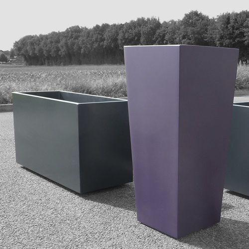 Fiber cement planter - IPM / IRM - IMAGE'IN - ATELIER SO GREEN - rectangular / custom / high