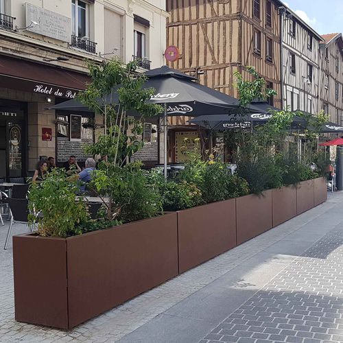 galvanised steel planter - ATELIER SO GREEN