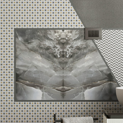 Interior wall-covering - CE - ARTELINEA - ceramic / smooth / wallpaper look
