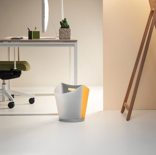 Polypropylene waste paper basket - GINEBRA - Made Design Barcelona - sheet metal