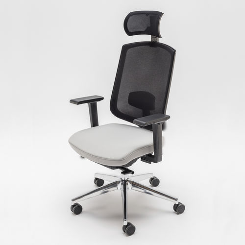 Contemporary office armchair - SAVA - MDD - fabric / metal / plastic
