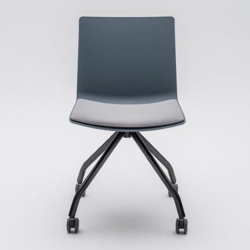 Contemporary visitor chair - SHILA - MDD - indoor / fabric / metal