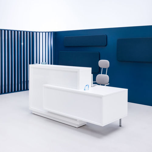 Laminate reception desk - FORO - MDD