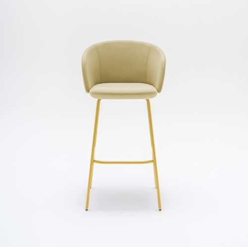 Contemporary bar chair - GRACE - MDD - indoor / fabric / synthetic leather