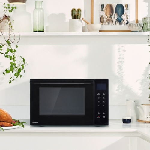 Electric oven - NN-DF38PBBPQ - PANASONIC Home Appliances - convection / microwave / free-standing
