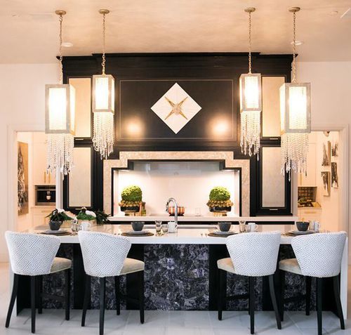 Contemporary kitchen - DONNA MOSS - Clive Christian - wooden / island / hidden