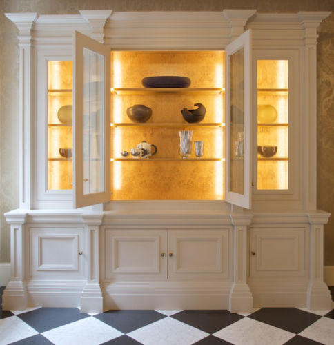 Traditional china cabinet - SENATE - Clive Christian - lacquered wood