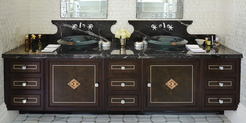 Double washbasin cabinet - METRO DECO - Clive Christian - wall-hung / free-standing / wooden