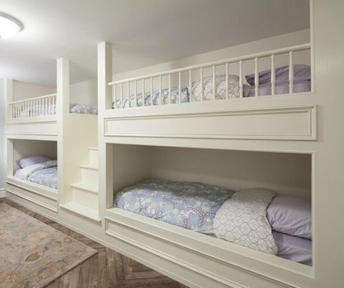 White children's bedroom furniture set - Clive Christian - lacquered wood / unisex