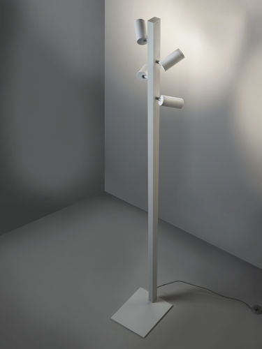 Floor-standing lamp - NEWTON 3510 - Egoluce - aluminum / contemporary / corded