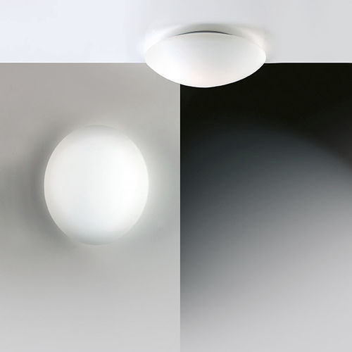 Contemporary wall light - FRIDA - Egoluce - indoor / blown glass / round