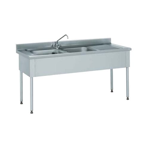 Stainless steel kitchen sink cabinet - 816 663 - Tournus - with legs / for commercial kitchen / commercial