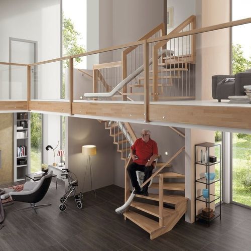 Indoor chair stair lift - Créateur d'escaliers Treppenmeister - power-operated