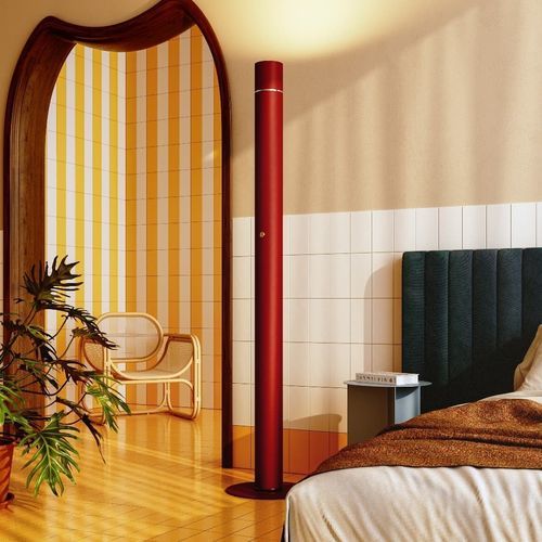 Floor-standing lamp - CONCORDE - lumen center italia srl - aluminum / brass / contemporary