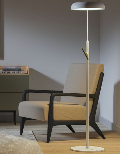 Floor-standing lamp - ZERO 09 - lumen center italia srl - aluminum / contemporary / corded