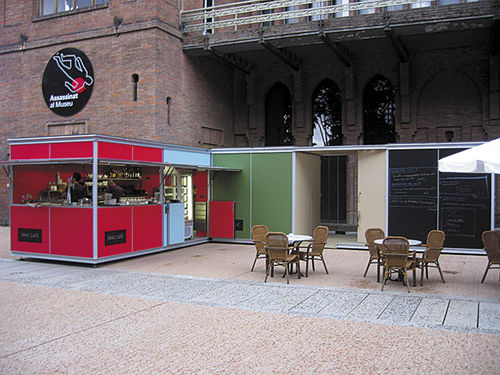 Toilet kiosk - HABANA 41 - URBADIS Microarquitectura - food / metal