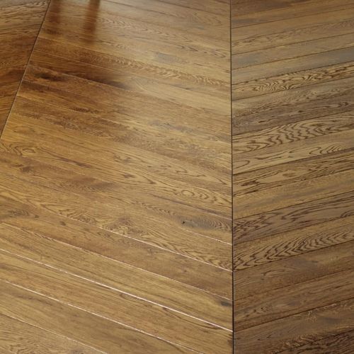 Engineered parquet floor - COGNAC - DESIGN PARQUET - solid / oak / chevron