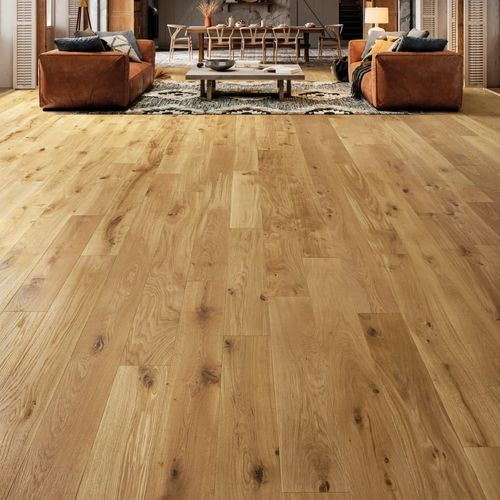 Engineered parquet floor - LODGE - DESIGN PARQUET - oak / boat deck / varnished