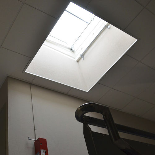 Roof hatch - ECOLUX  - Kingspan Light + Air - square / polycarbonate / glass