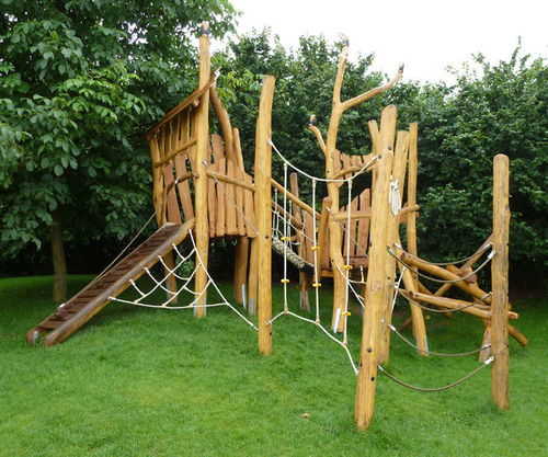 Playground climbing structure - SPIELART : LA COLLINE À GRIMPER RAUNERCHULE I48  - Pro Urba - Aqua Pro Urba