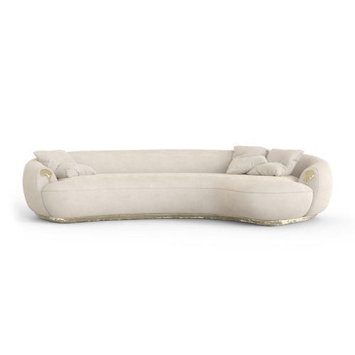 Semicircular sofa - SOLEIL - BOCA DO LOBO - contemporary / living room / for yacht