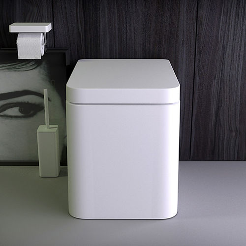 Free-standing toilet - PRIDE - KNIEF & CO. GmbH - ceramic / rimless / modern