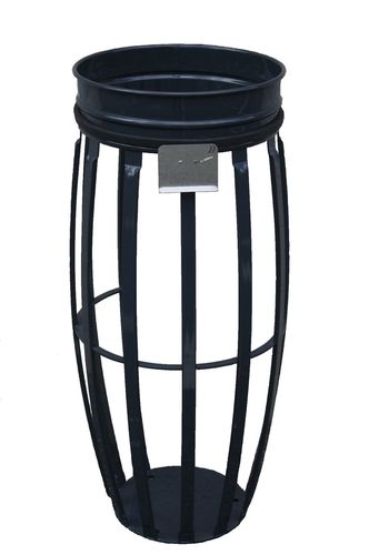 Public trash bag holder - RUGBY-VIGI - NORCOR MOB.URBAIN - with legs / metal / commercial