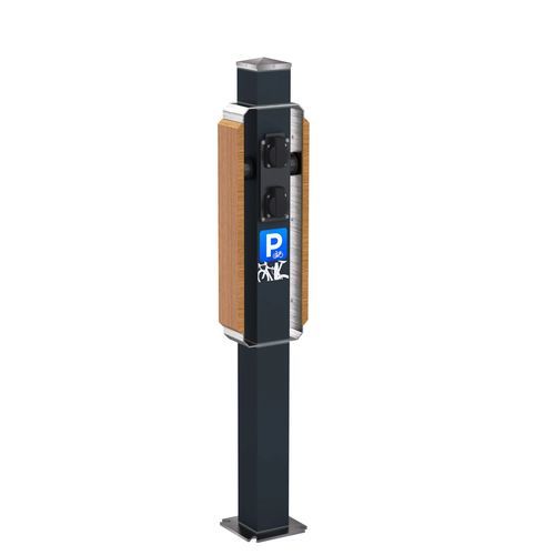Electric bike charging station - VELOPLUG - NORCOR MOB.URBAIN - secure / urban / floor-mounted