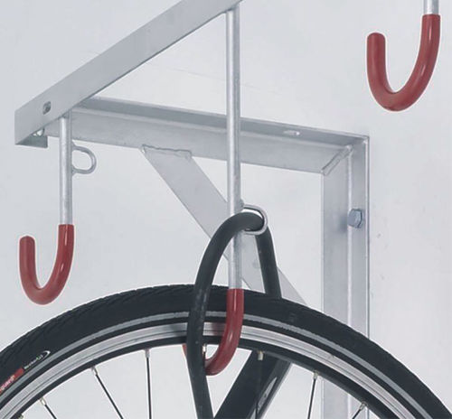 Wall-mounted bike rack - SYSTEM A - NORCOR MOB.URBAIN - interior / steel / commercial