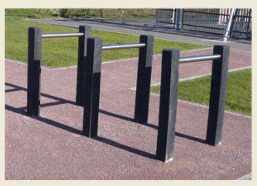 Floor-mounted bike stand - RECYCLE - NORCOR MOB.URBAIN - for public space / commercial