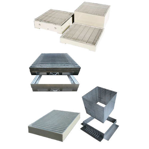 Plastic grating for drain channel - TRF, TRH, TH, TRS, TRK - DIADEM - galvanised steel / mesh / for home