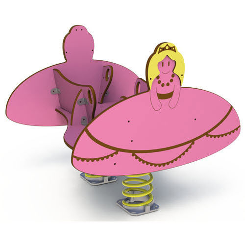 Metal spring rocker - LA PRINCESSE - Transalp - laminated material / princess / 1-seat