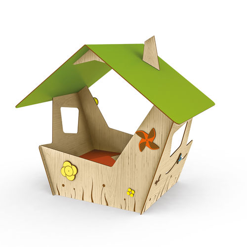 Outdoor playhouse - LOELIE - Transalp - floor-mounted