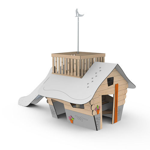Playground playhouse - LE CHALET - Transalp - for public building / floor-mounted