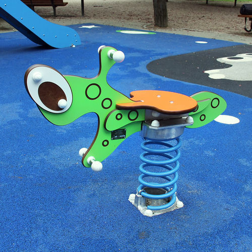 Plywood spring rocker - ATOLL : ASTY - Transalp - animal / 1-seat
