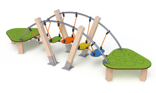 Playground obstacle course - BIBOU : TRAVERSÉE SUSPENDUE 940 - Transalp