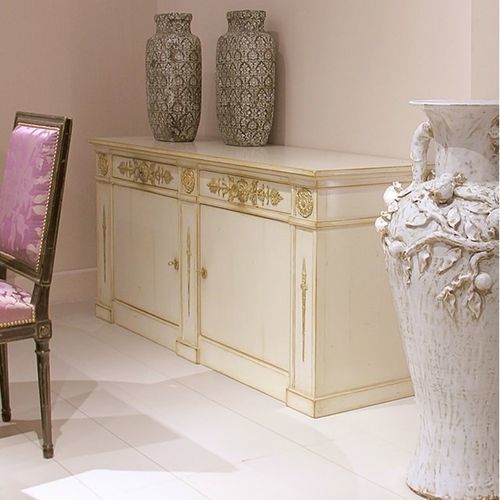 Directoire sideboard - 728TER B - MOISSONNIER - lacquered wood / beech / with swing doors
