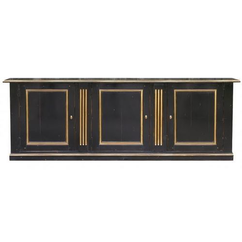 Louis XVI style sideboard - 704 B - MOISSONNIER - lacquered wood / beech / with drawers